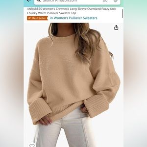 Anrabess Amazon pullover sweater camel